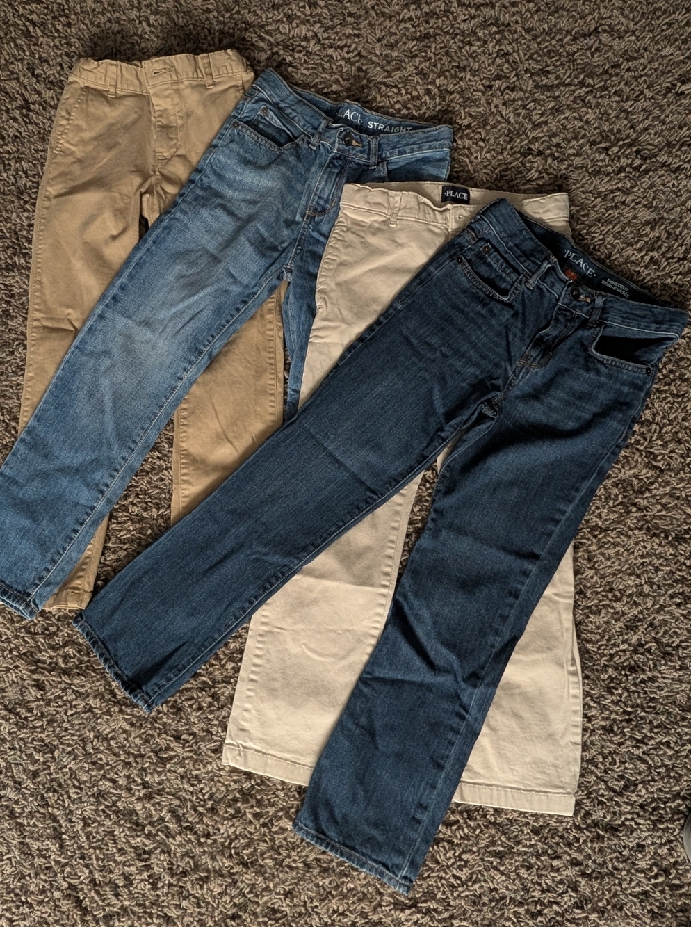 The Children's Place Boys' Assorted Pants, 4 Pairs